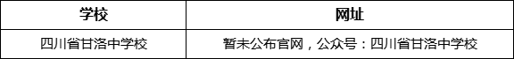 涼山州四川省甘洛中學(xué)校網(wǎng)址是什么？