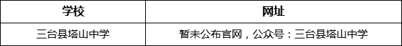 綿陽市三臺縣塔山中學(xué)網(wǎng)址是什么？