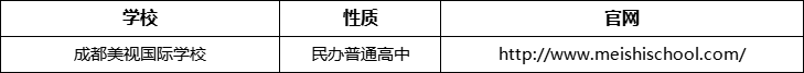 成都市成都美視國際學(xué)校官網(wǎng)、網(wǎng)址、官方網(wǎng)站